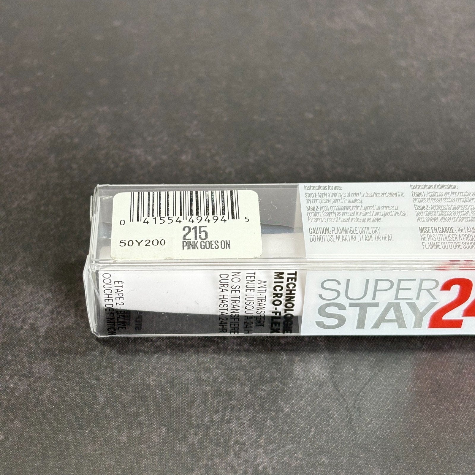 Maybelline New York Super Stay 24 Color, 2 Step Lip Color #215 PINK GOES ON- NEW
