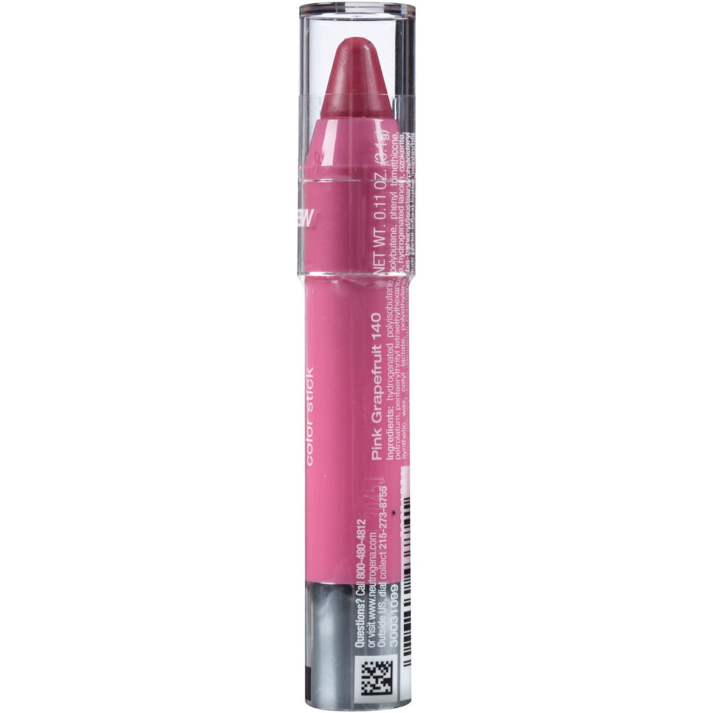 Neutrogena Moisturesmooth Color Stick, 140 Pink Grapefruit, .011 Oz.