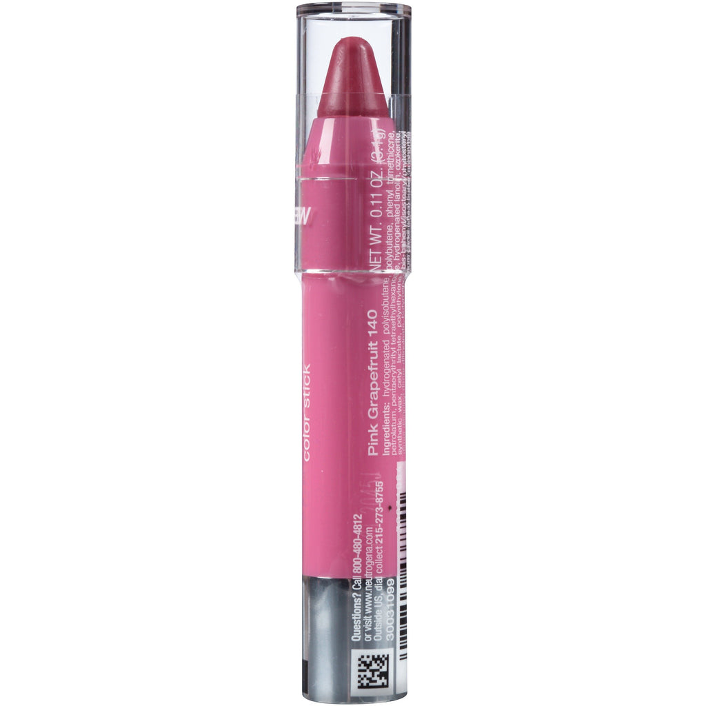 Neutrogena Moisturesmooth Color Stick, 140 Pink Grapefruit, .011 Oz.
