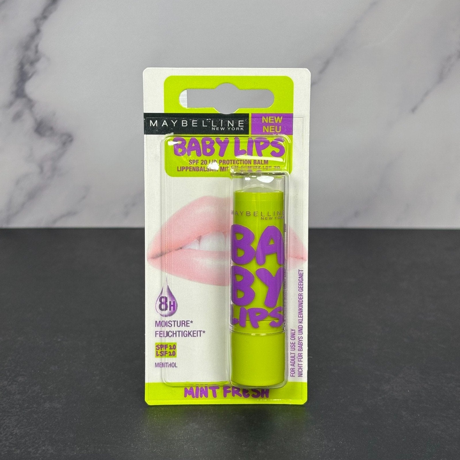 MAYBELLINE Baby Lips Moisturizing Lip Balm PEPPERMINT / MINT FRESH