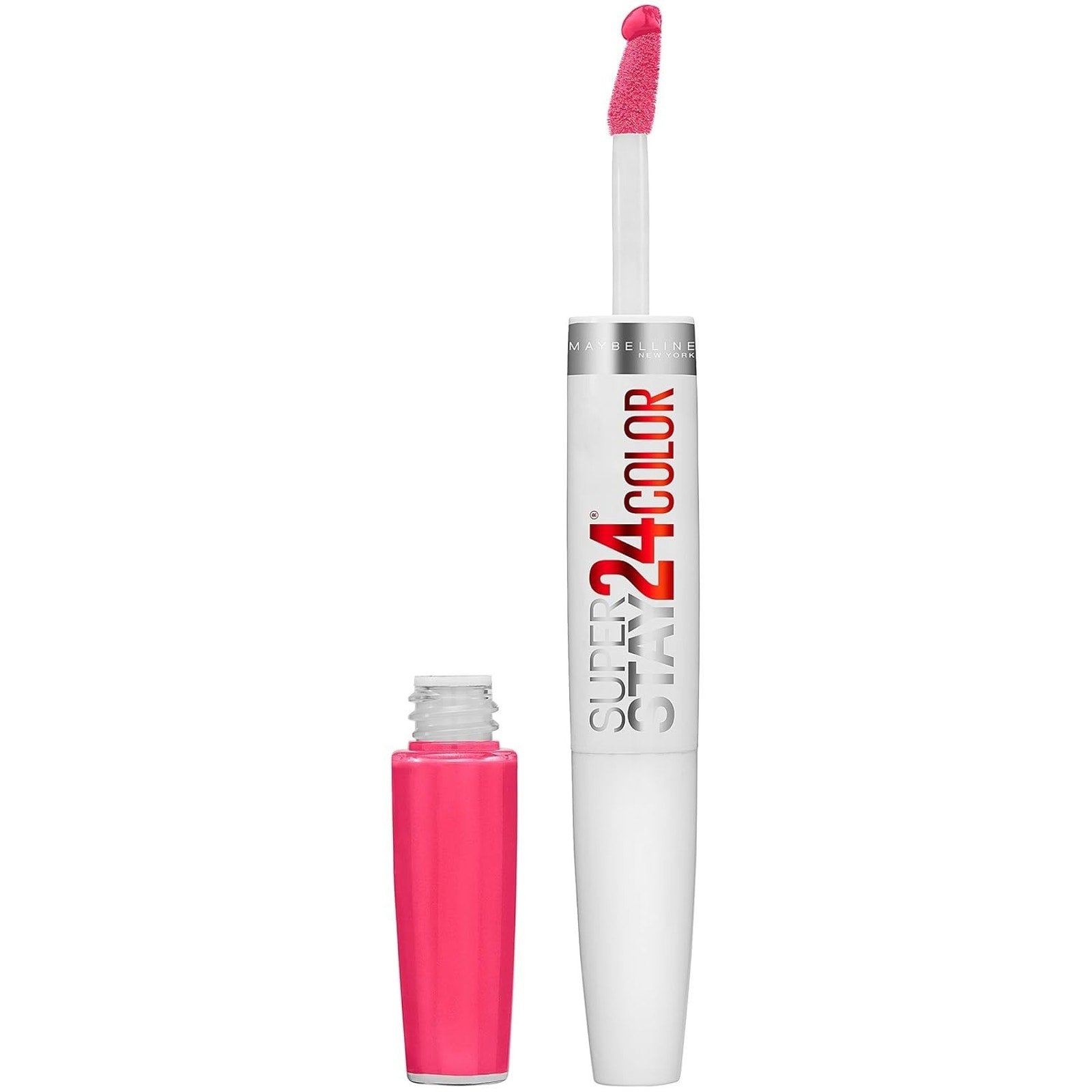 Maybelline New York Super Stay 24 Color, 2 Step Lip Color #215 PINK GOES ON- NEW